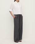 Assembly Label Aurora Cropped Cotton Poplin Shirt White