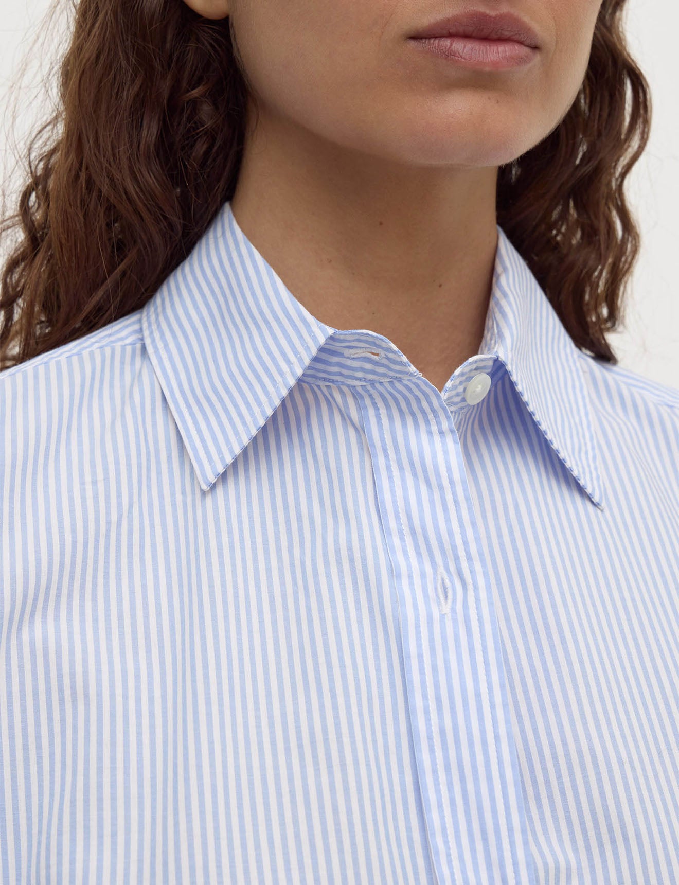 Assembly Label Avoca Stripe Shirt Blue and White