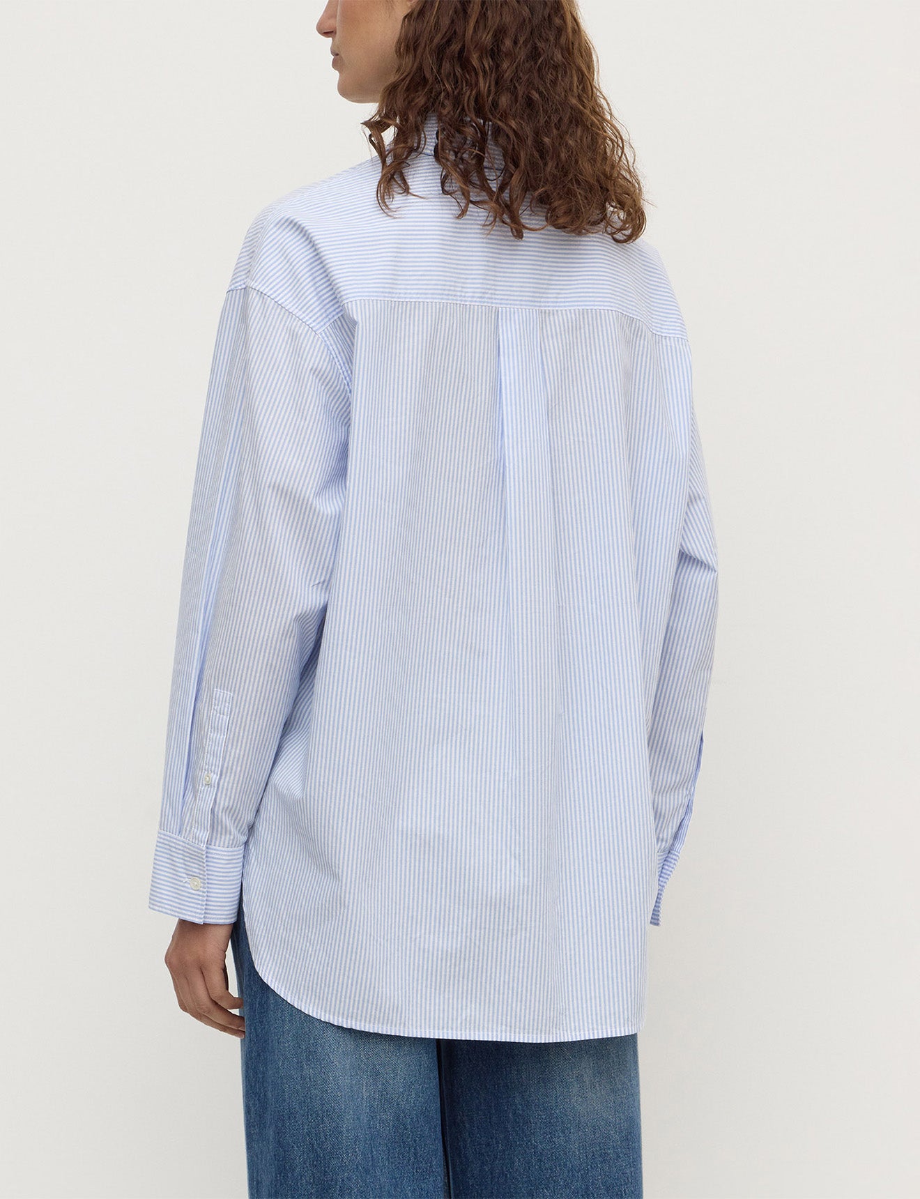 Assembly Label Avoca Stripe Shirt Blue and White