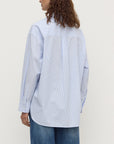 Assembly Label Avoca Stripe Shirt Blue and White