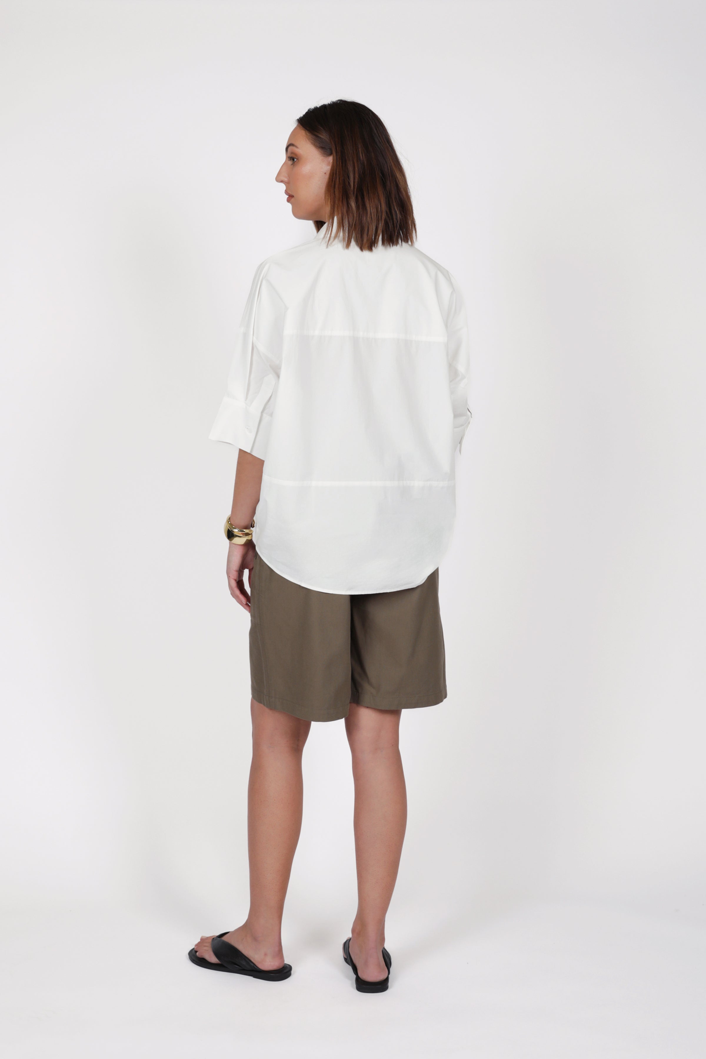Marlow Axis Longline Shorts Olive