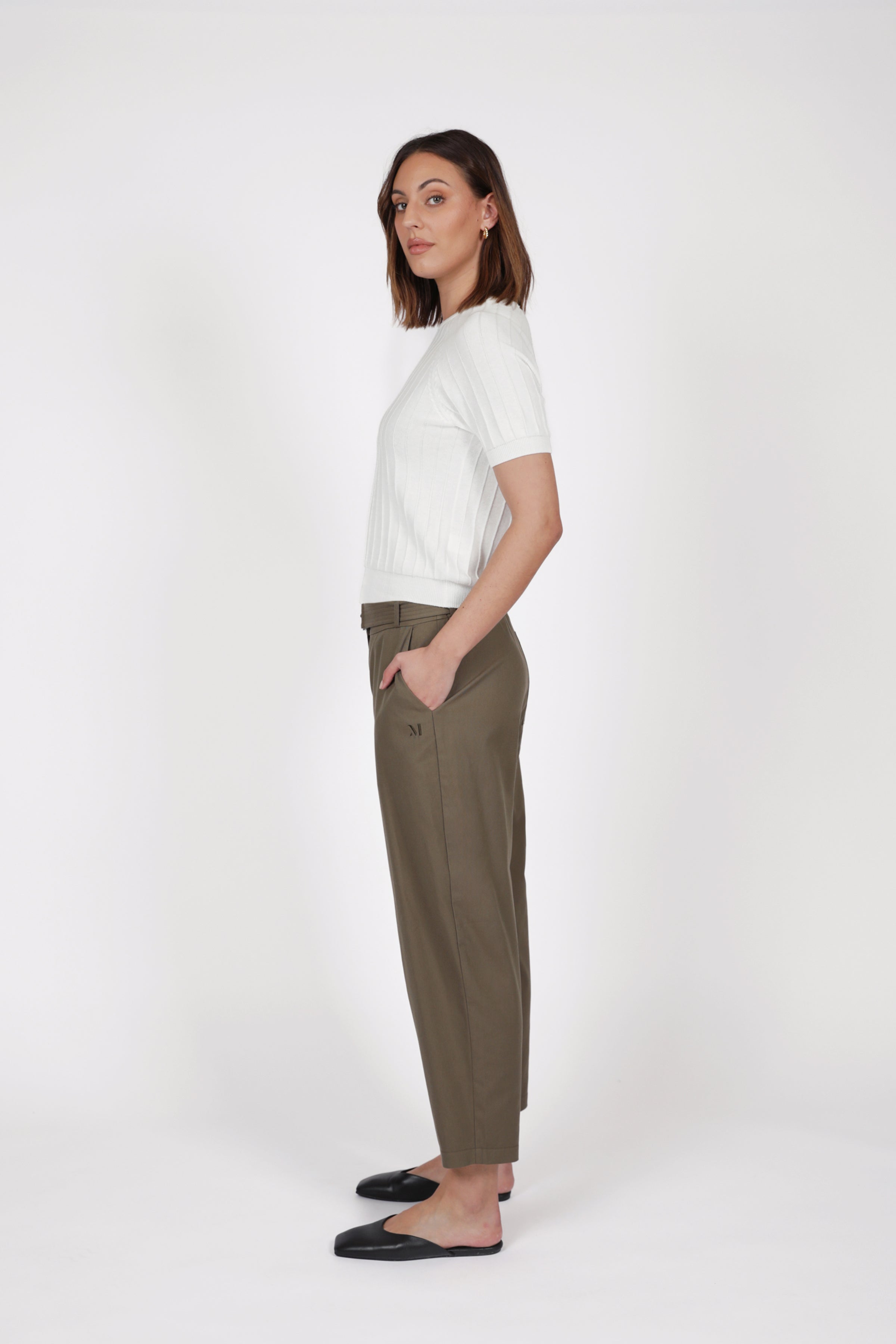 Marlow Axis Tapered Pants Olive