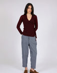 Marlow Beam Barrel Pant Ink Stripe