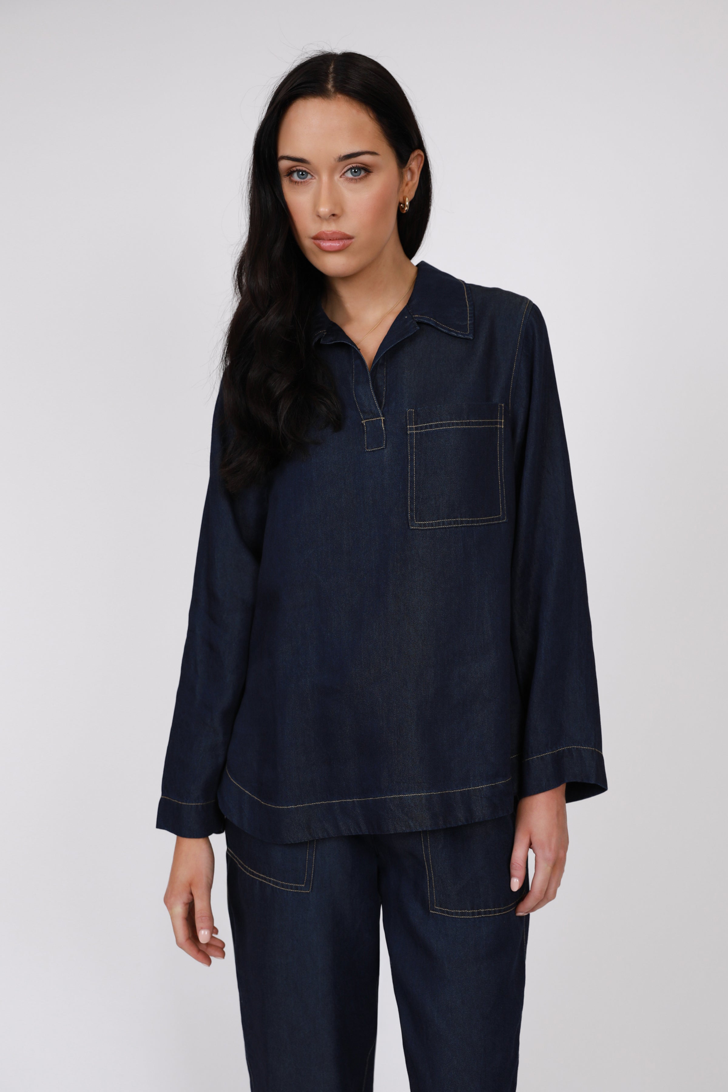 Marlow Canyon Shirt Dark Wash