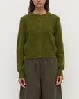 Assembly Label Carina Merino Wool Long SLeeve Cardigan Grove