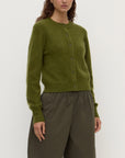 Assembly Label Carina Merino Wool Long SLeeve Cardigan Grove