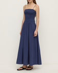 Assembly Label Connie Shirred Dress Imperial Blue