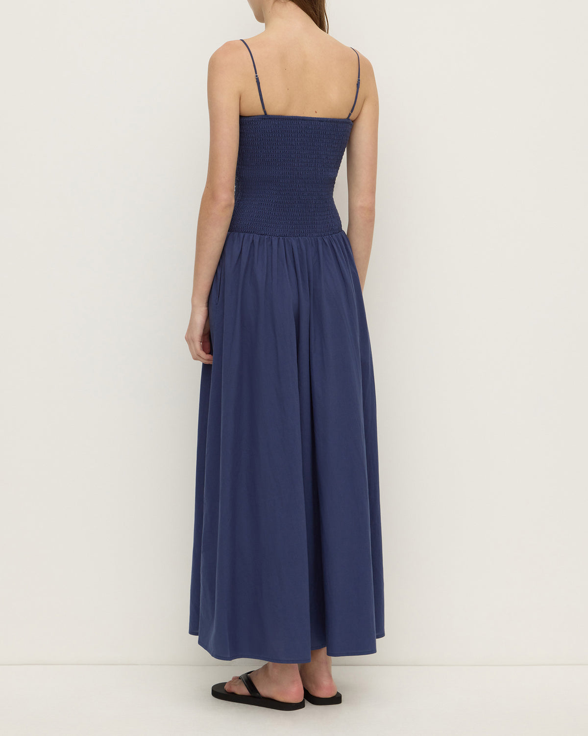 Assembly Label Connie Shirred Dress Imperial Blue