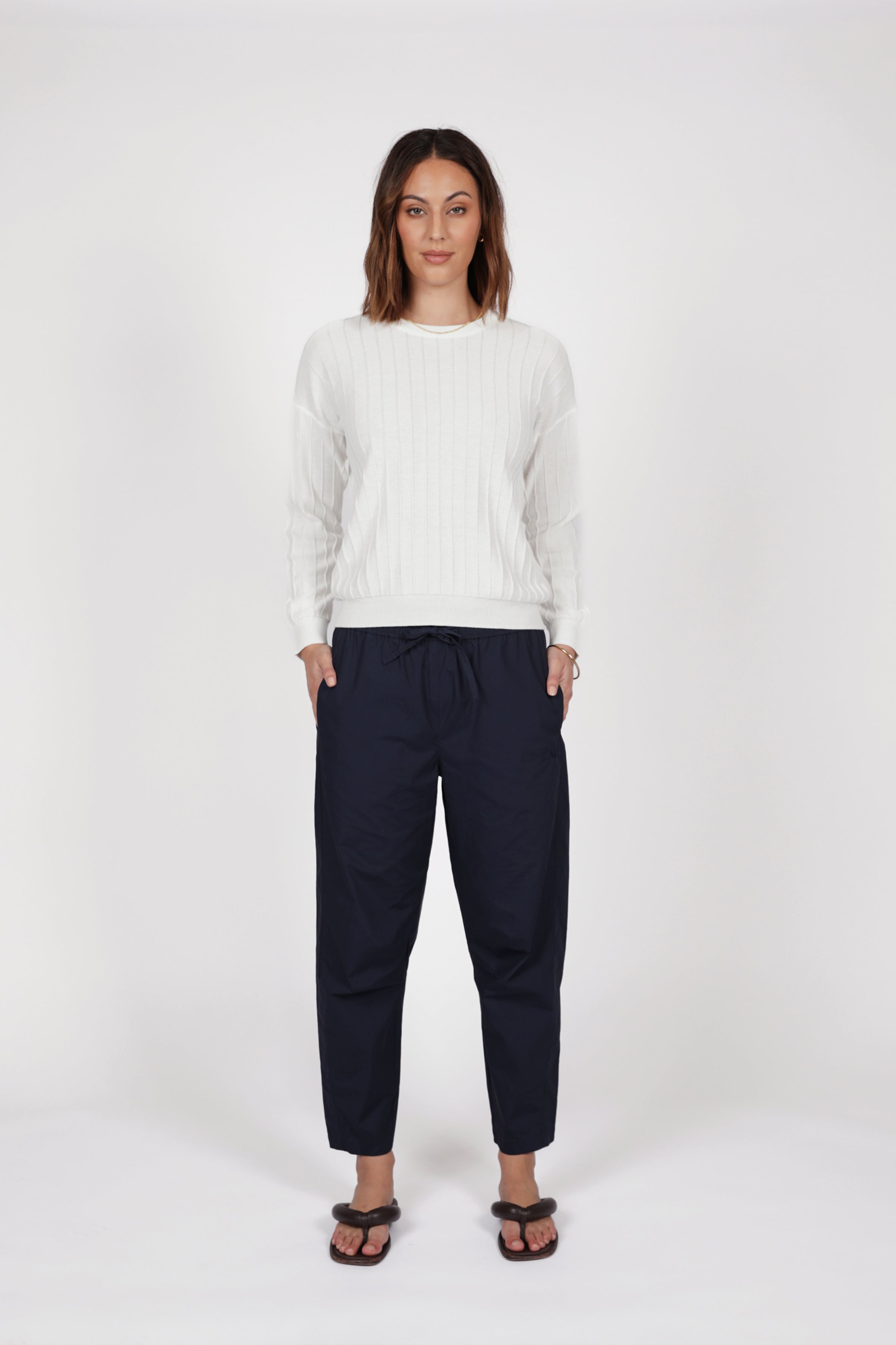 Marlow Cora Barrel Pant Ink