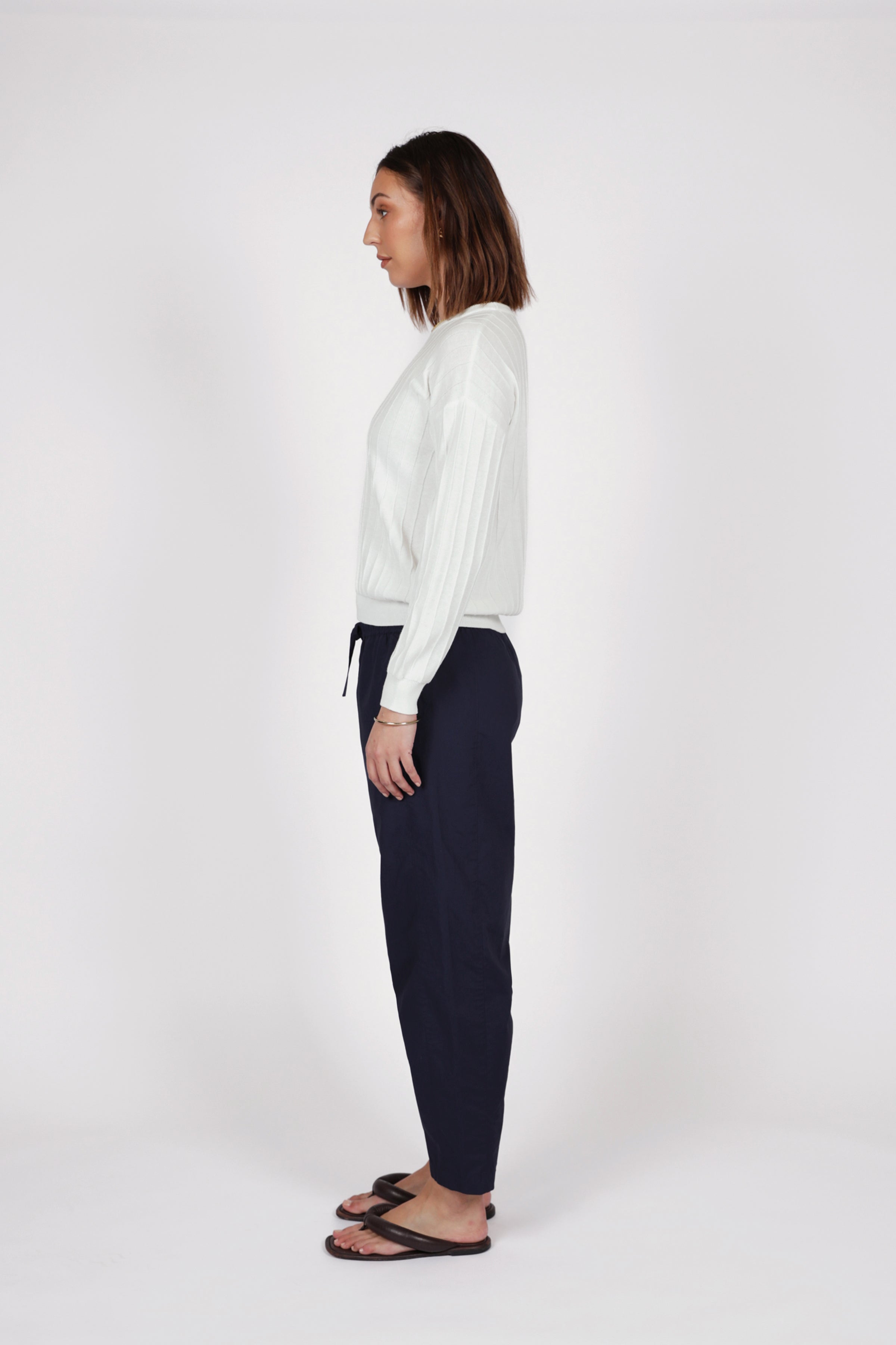 Marlow Cora Barrel Pant Ink
