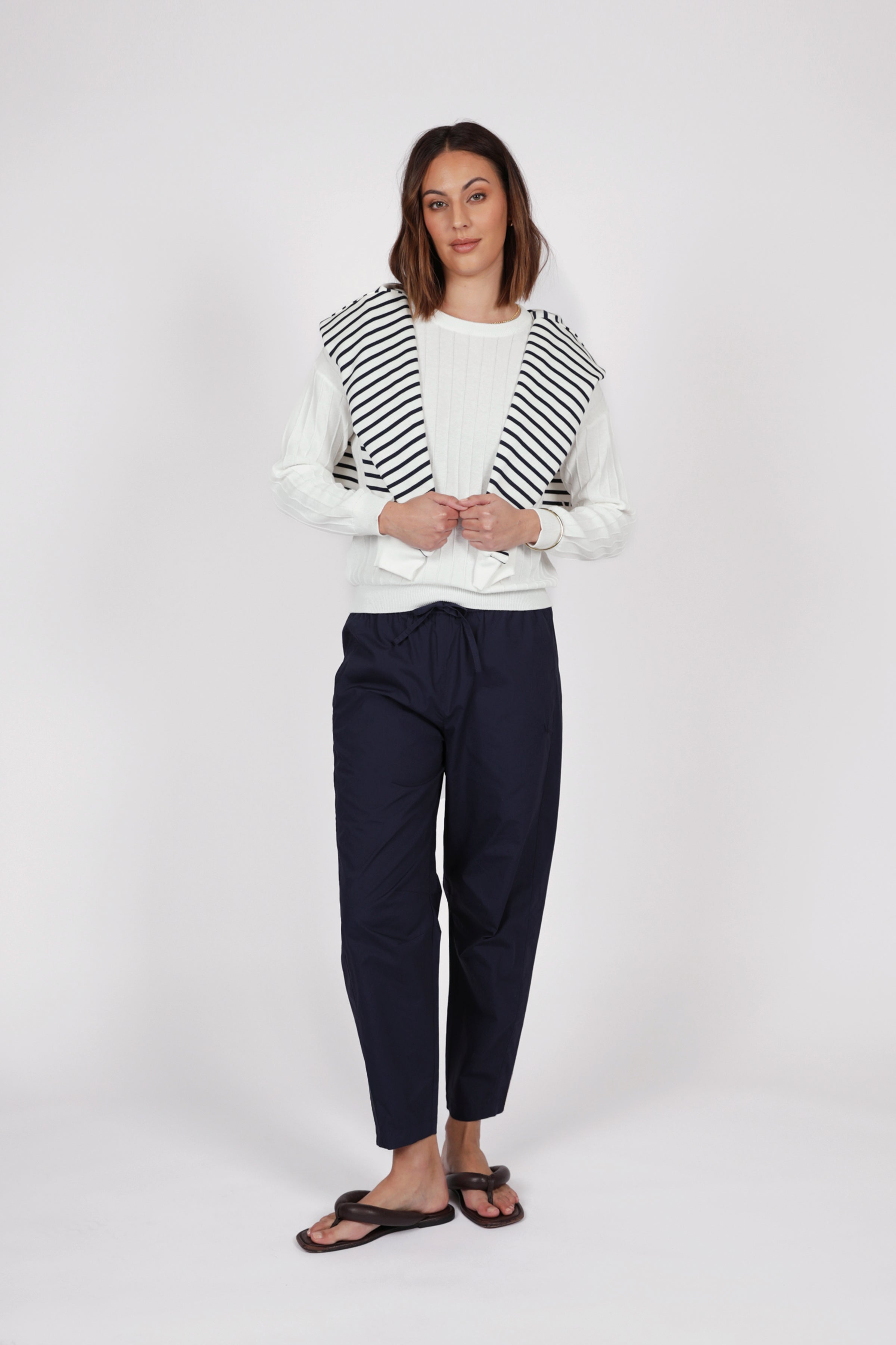 Marlow Cora Barrel Pant Ink