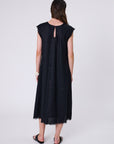 Marlow Costa Linen Dress Black