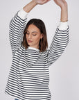 Marlow Delta Sweat White Ink Stripe