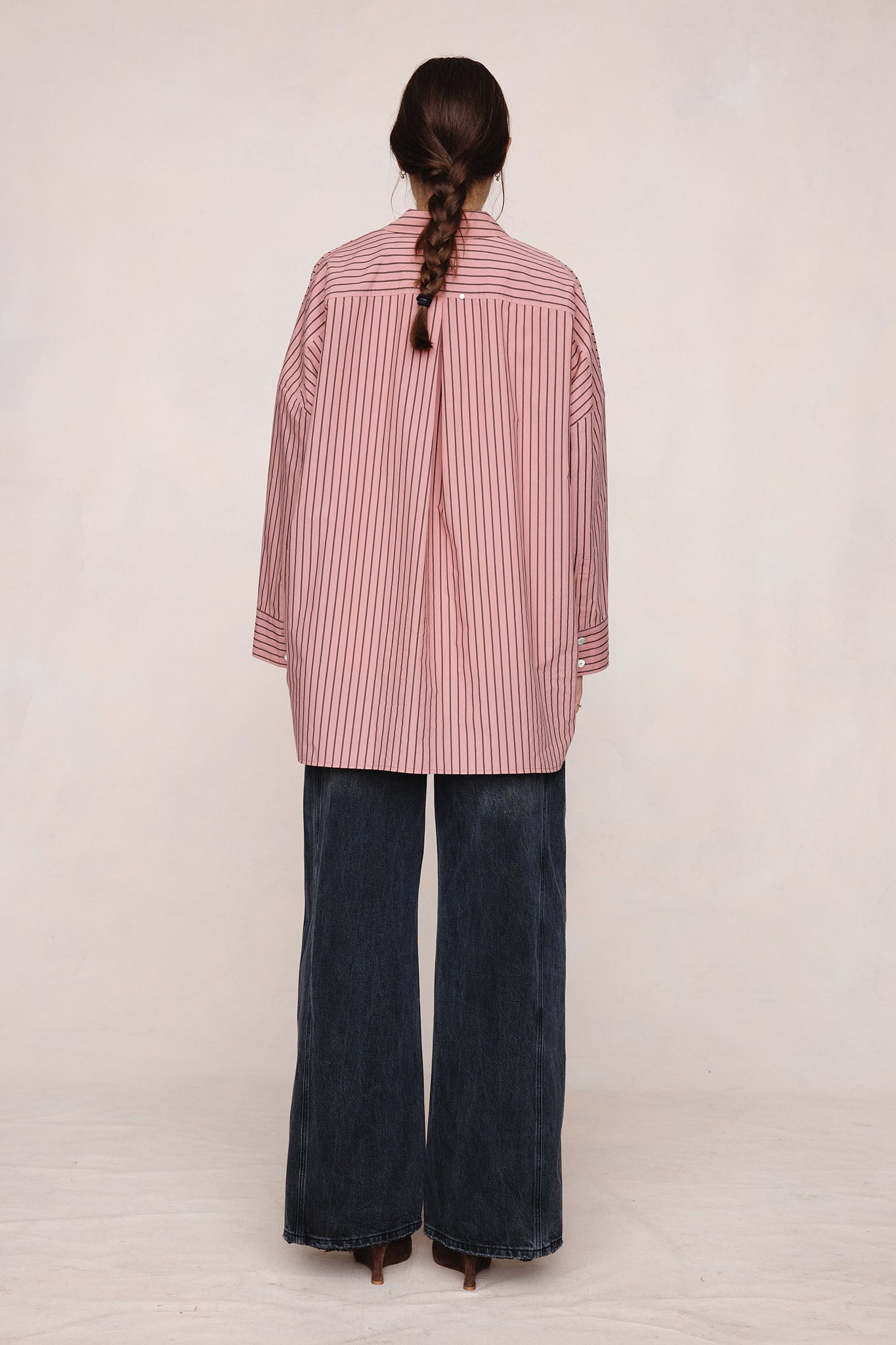 Marle Edie Shirt Rosewood Stripe