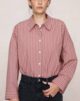 Marle Edie Shirt Rosewood Stripe