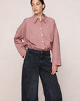 Marle Edie Shirt Rosewood Stripe
