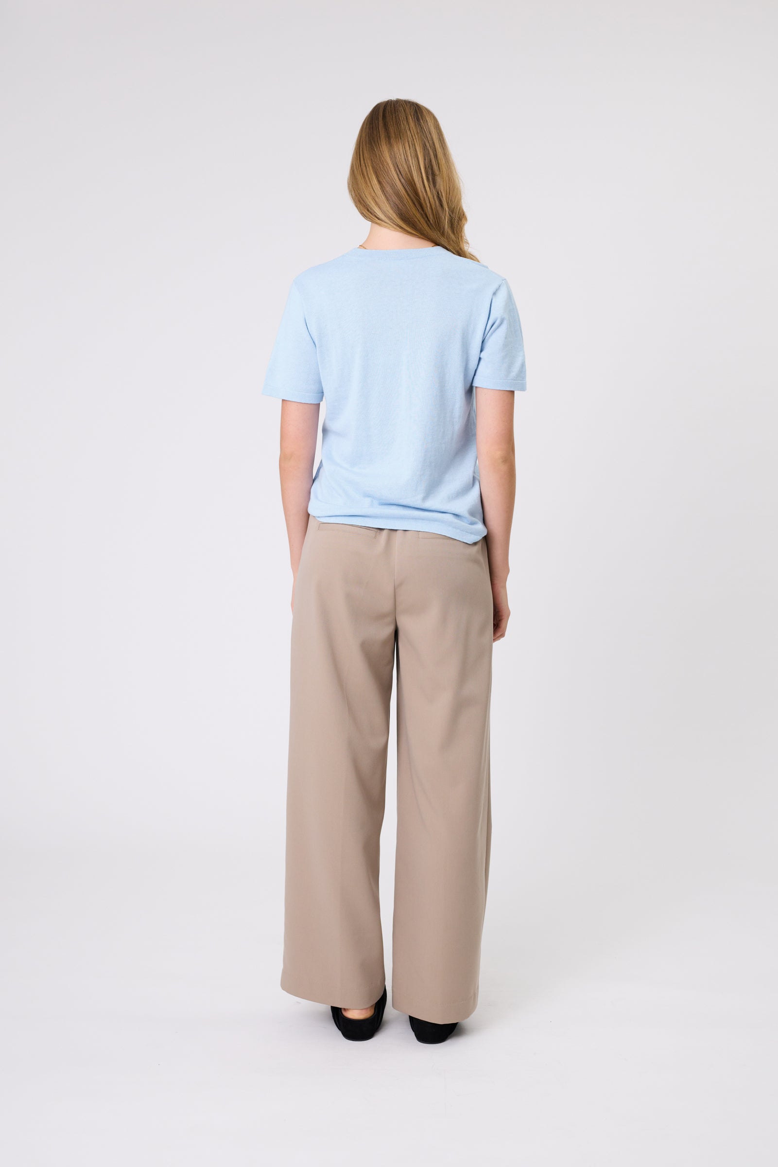 Marlow Encore Knit Tee Ice Blue