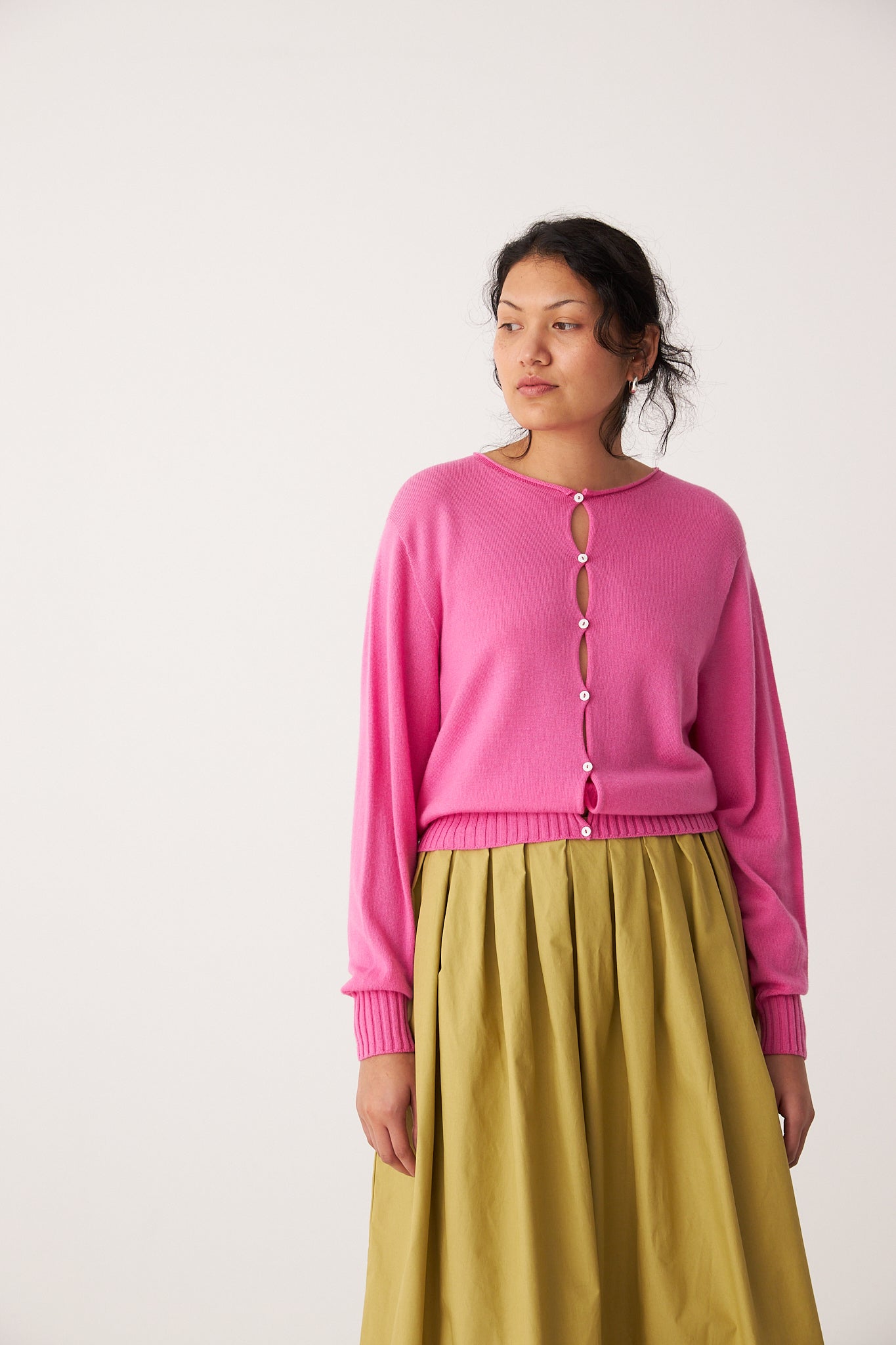 Francie Anni Cardigan Rose Pink
