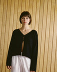 Francie Bella Cardigan Black