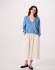 Francie Locket Knit Celeste Blue