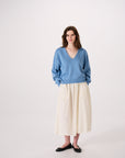 Francie Locket Knit Celeste Blue