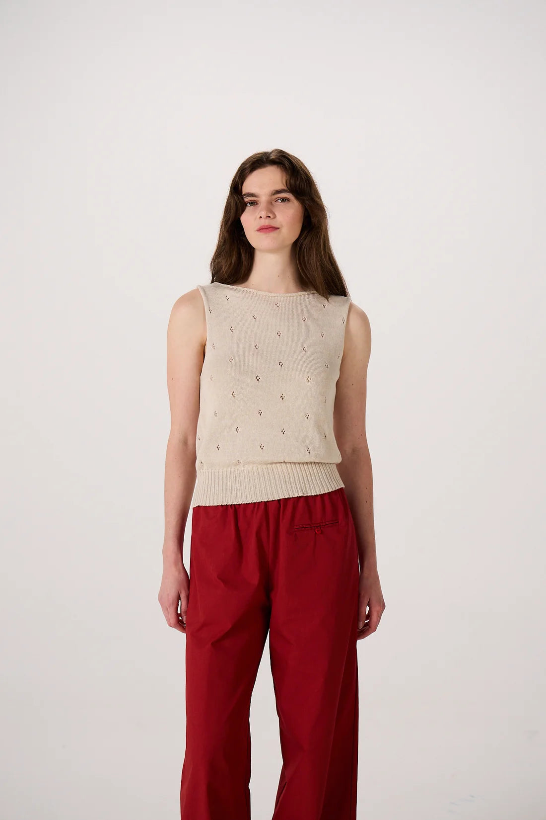 Francie Posy Cotton Vest