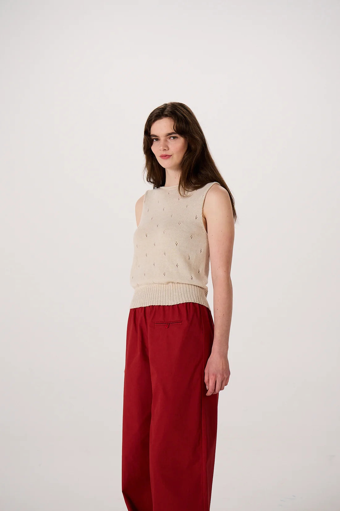 Francie Posy Cotton Vest