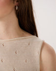 Francie Posy Cotton Vest