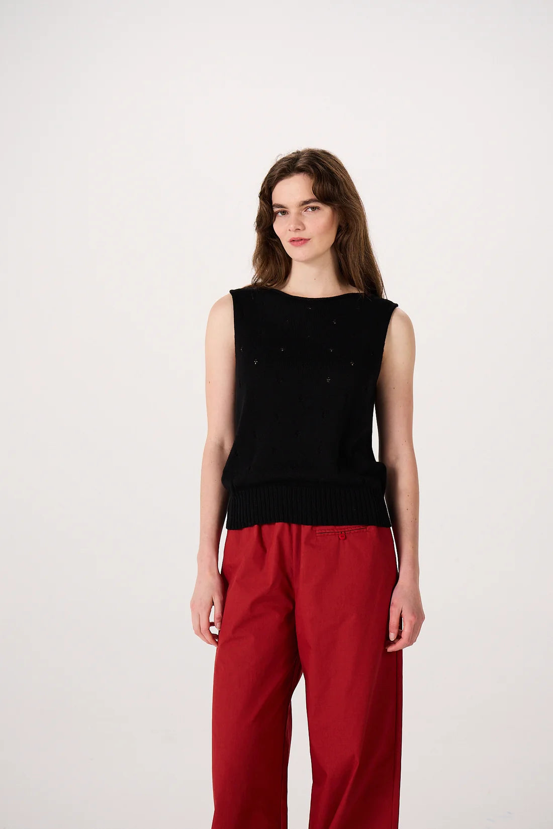 Francie Posy Cotton Vest