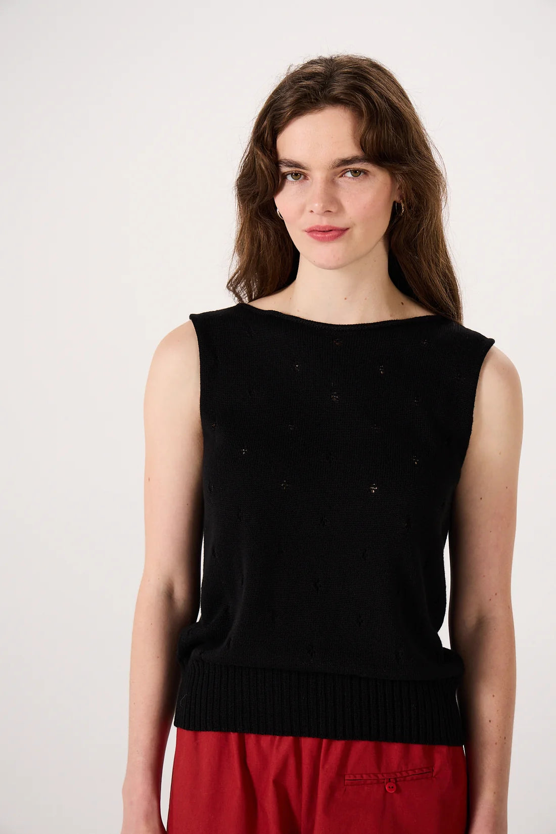 Francie Posy Cotton Vest