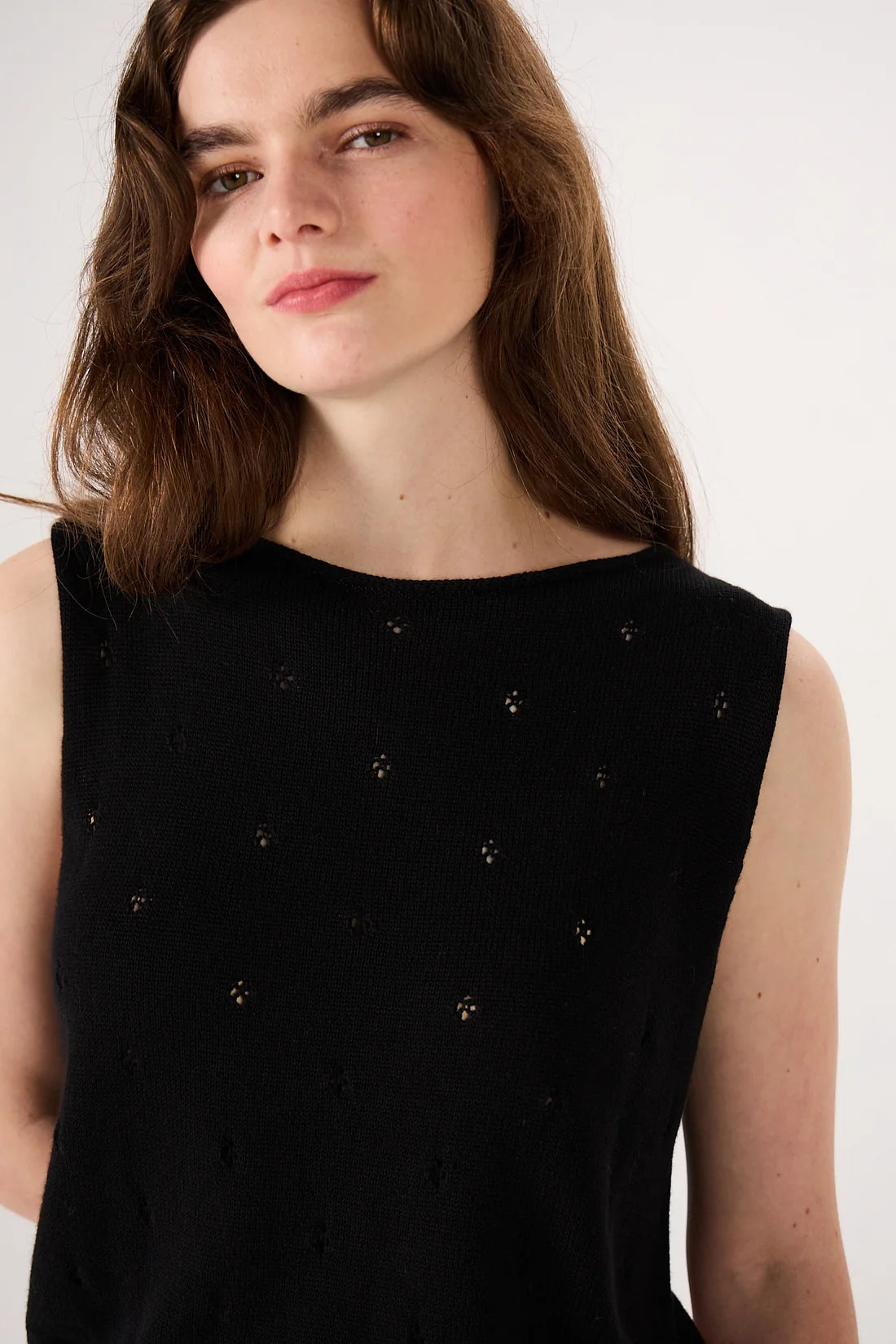 Francie Posy Cotton Vest
