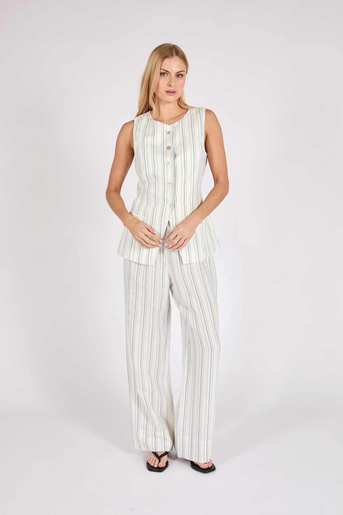Marlow Fresco Pants Coastal Stripe