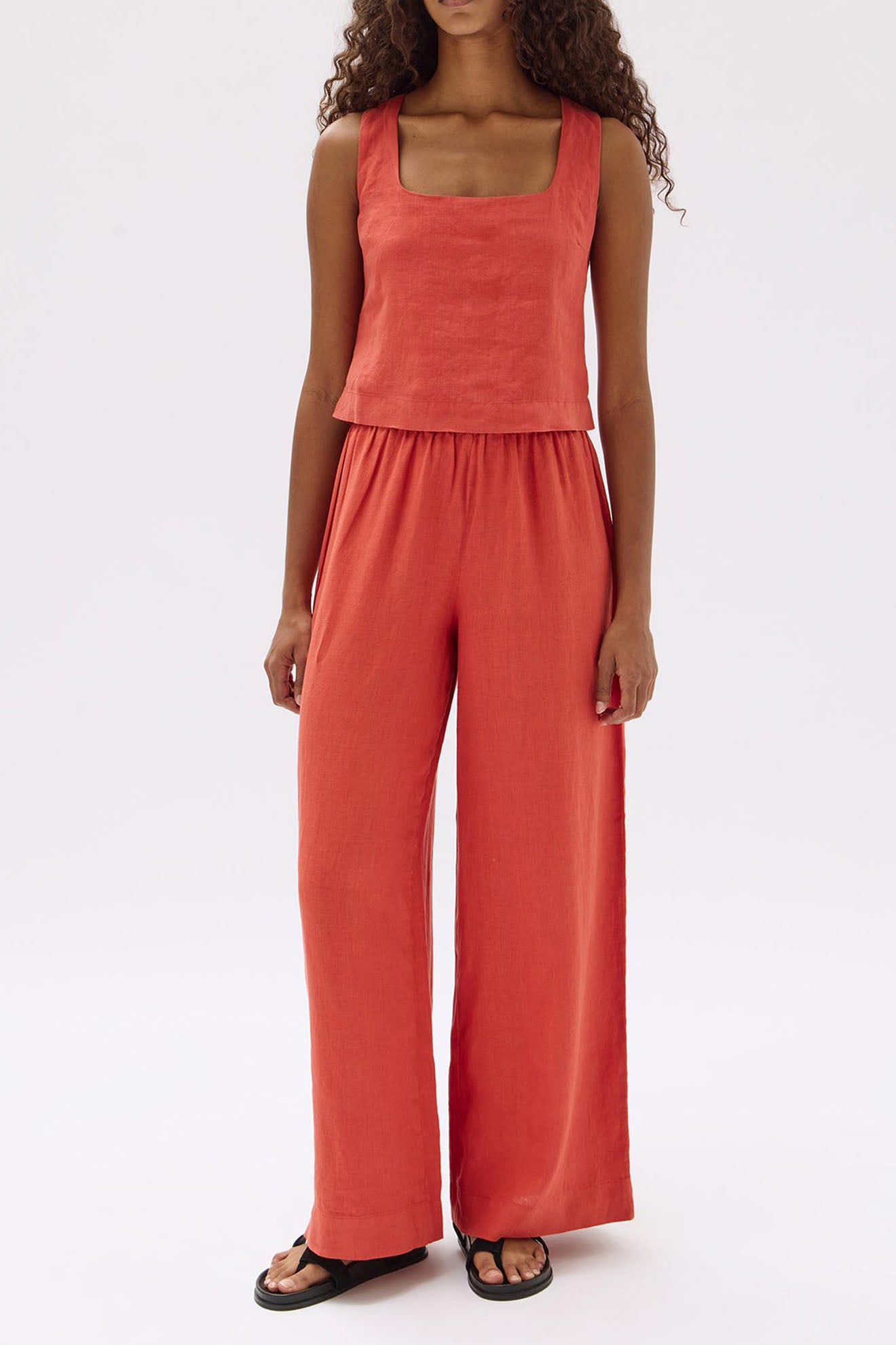 Assembly Label Georgina Top Papaya