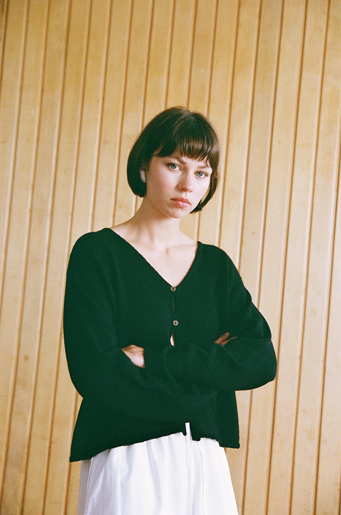 Francie Bella Cardigan Black