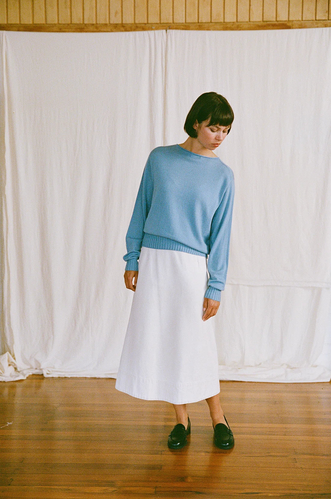 Francie Trinket Knit Celeste Blue