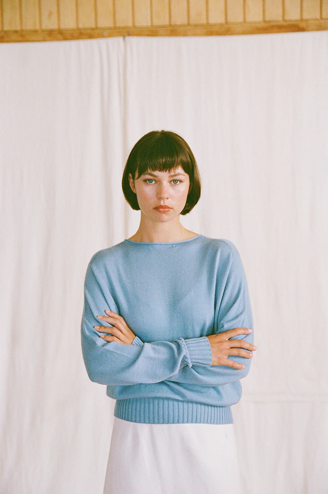 Francie Trinket Knit Celeste Blue