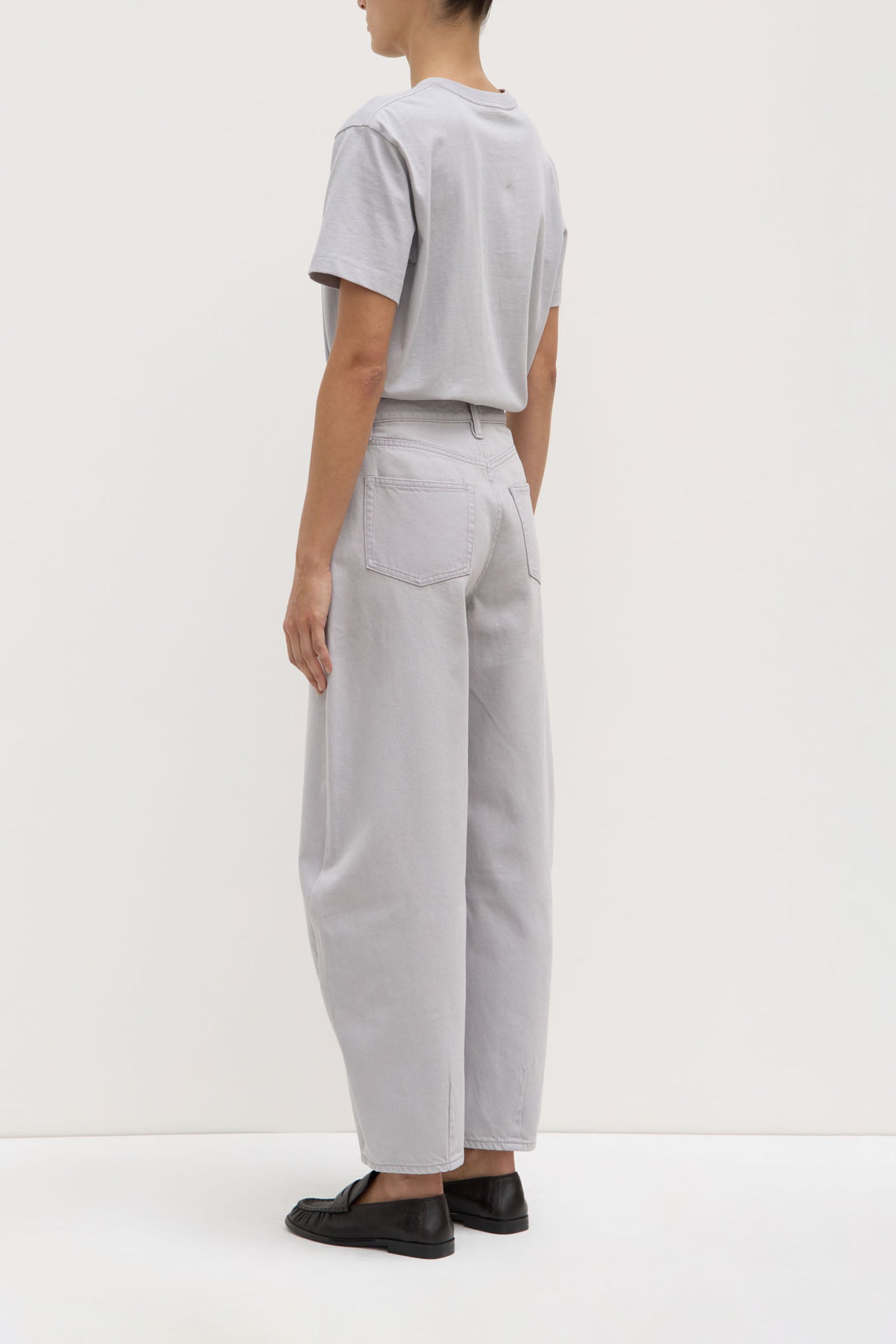 Assembly Label High Rise Barrel Leg Jean Grey – Garwood Boutique