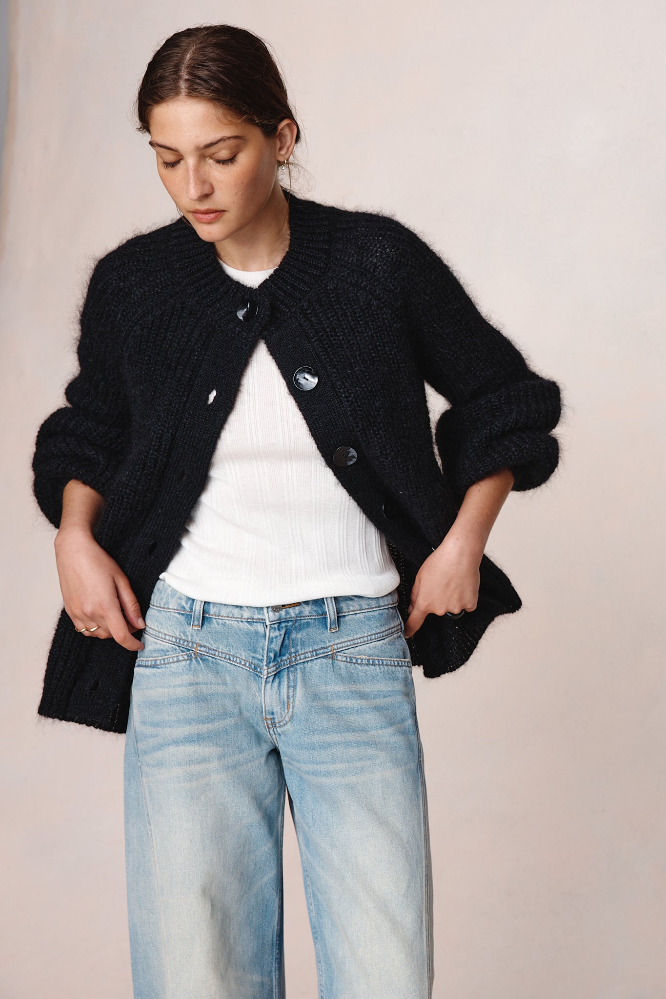 Marle Jasper Cardigan Black