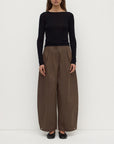 Assembly Label Jasmine Cotton Adjustable Barrel Pant Military