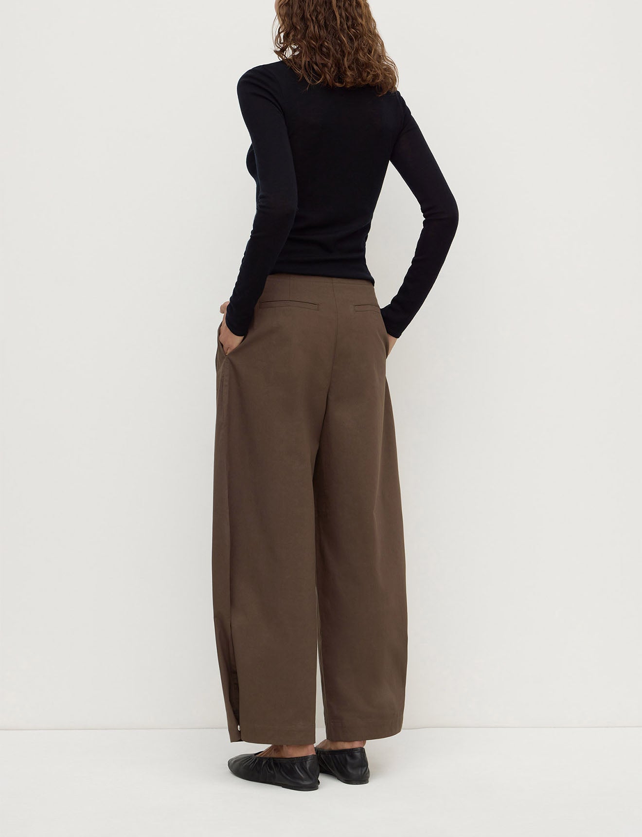Assembly Label Jasmine Cotton Adjustable Barrel Pant Military