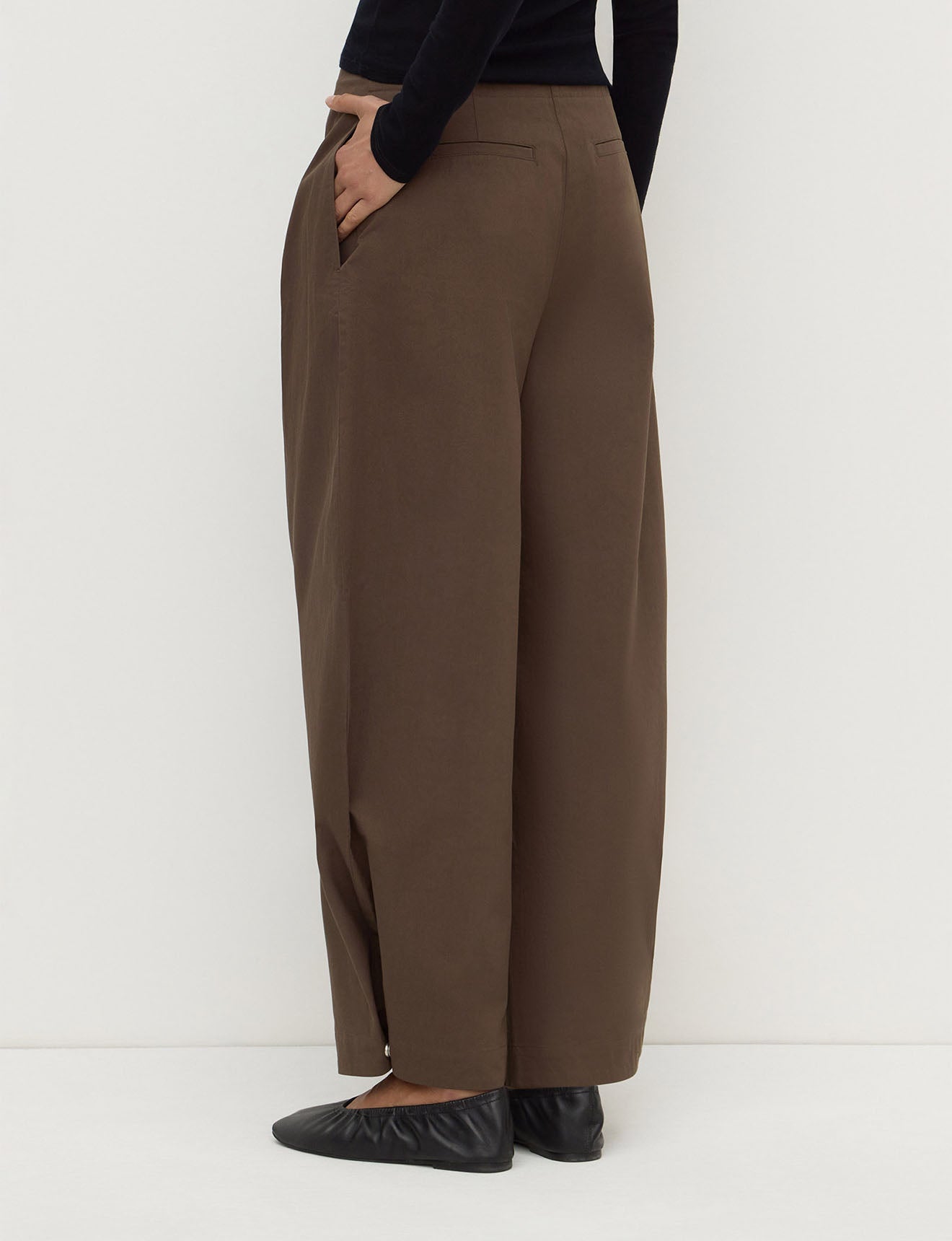 Assembly Label Jasmine Cotton Adjustable Barrel Pant Military