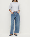 Assembly Label Kensy Cotton Cashmere Tee Powder Blue