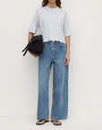 Assembly Label Kensy Cotton Cashmere Tee Powder Blue