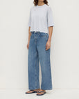 Assembly Label Kensy Cotton Cashmere Tee Powder Blue