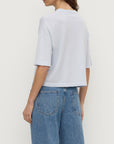 Assembly Label Kensy Cotton Cashmere Tee Powder Blue