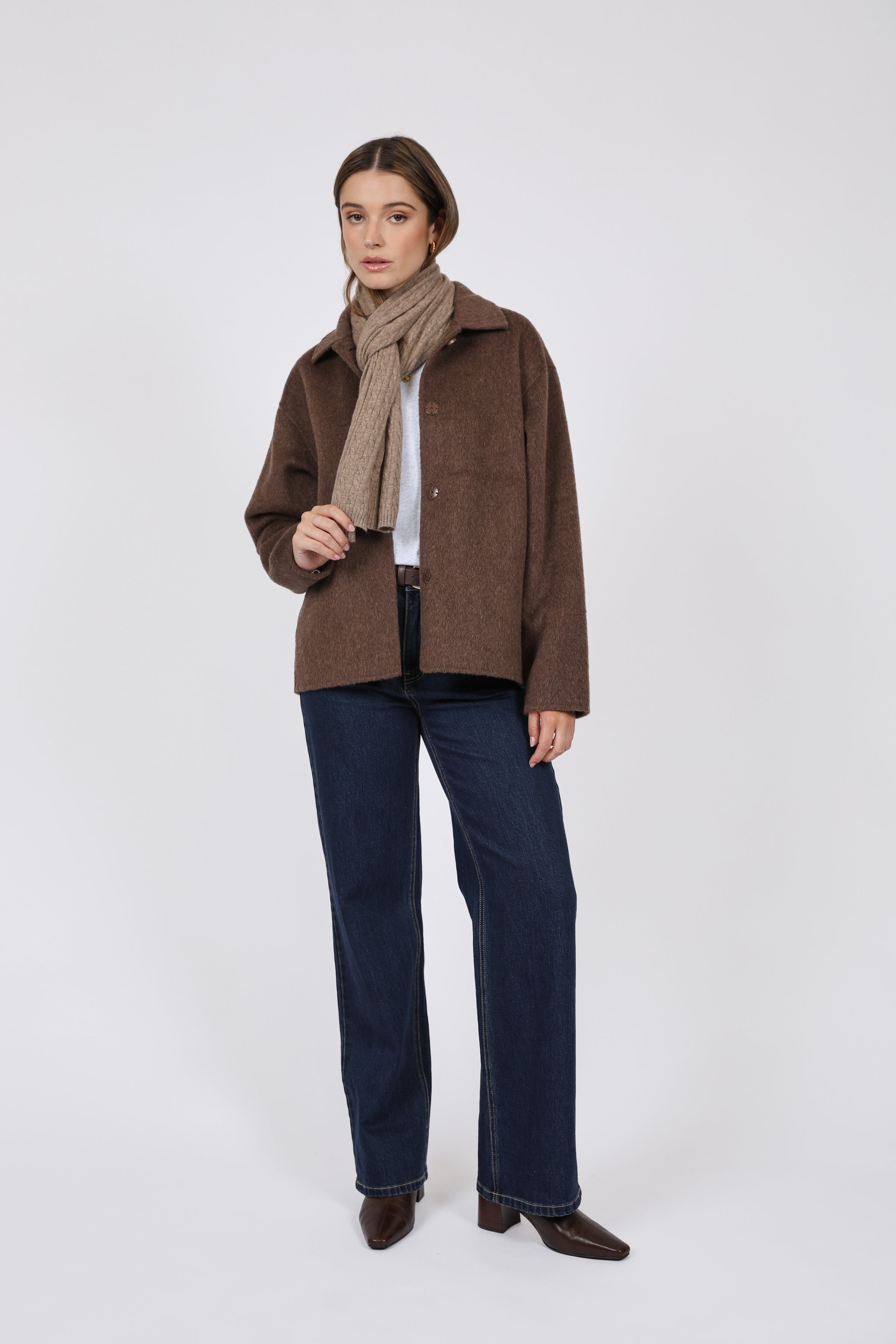 Marlow Loft Wool Coat Mushroom