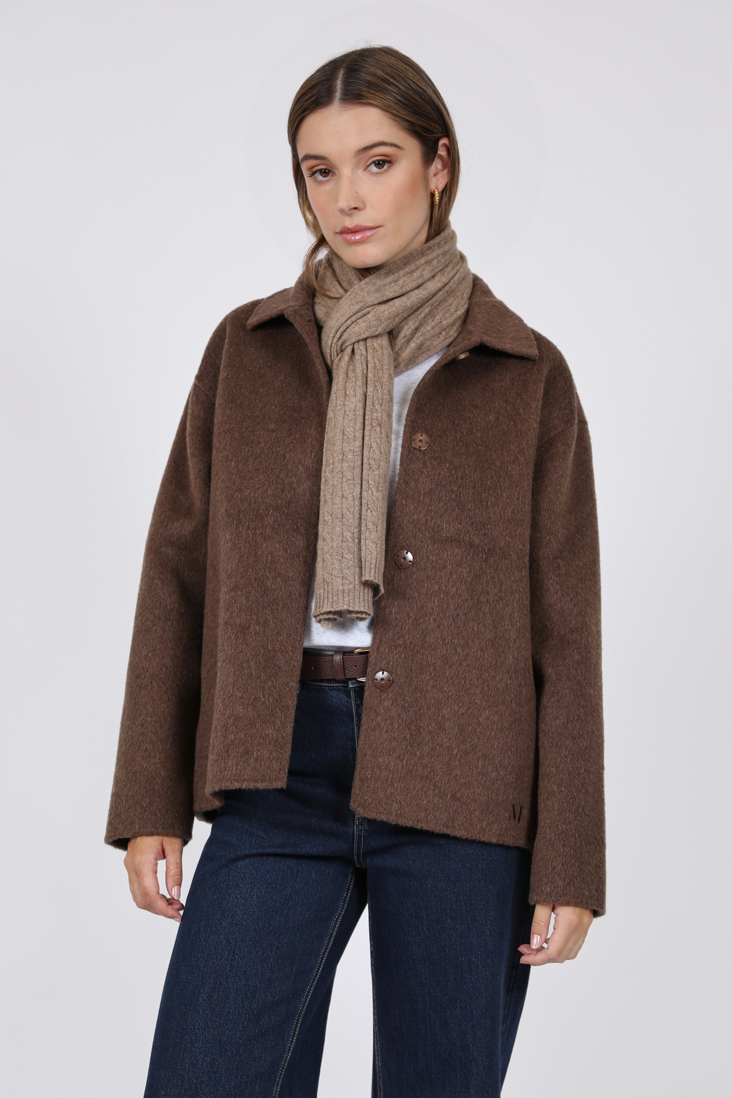 Marlow Loft Wool Coat Mushroom