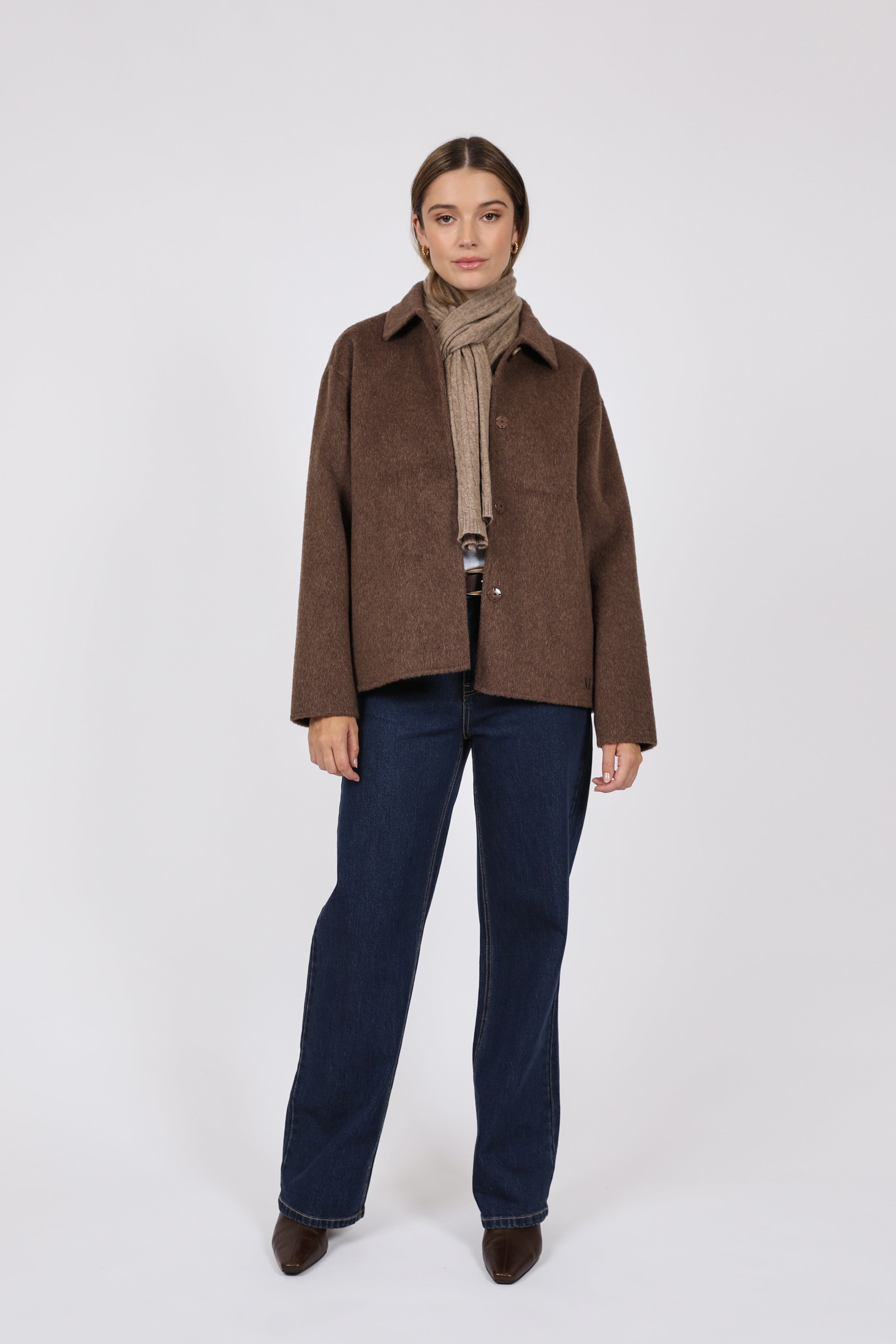 Marlow Loft Wool Coat Mushroom