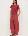 Assembly Label Elaine Washed Cotton Pant Raisin