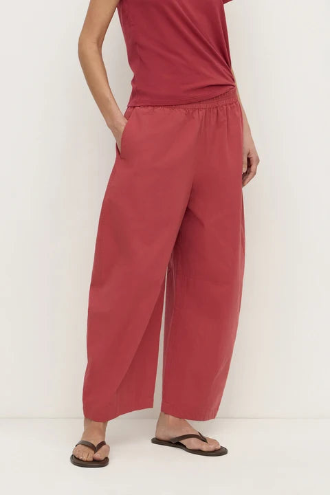 Assembly Label Elaine Washed Cotton Pant Raisin